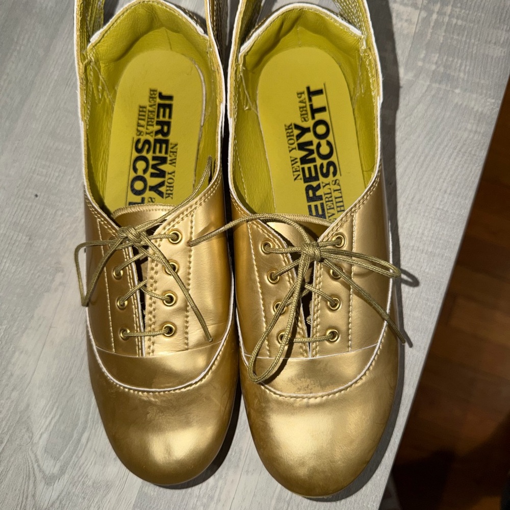Jeremy Scott Gold Women's Sneakers